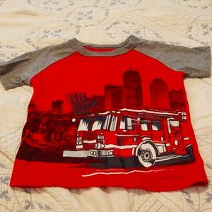 Carter's boys fires engine tee shirt